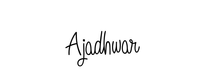 Make a beautiful signature design for name Ajadhwar. Use this online signature maker to create a handwritten signature for free. Ajadhwar signature style 5 images and pictures png