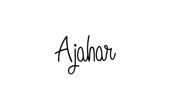 Make a beautiful signature design for name Ajahar. Use this online signature maker to create a handwritten signature for free. Ajahar signature style 5 images and pictures png