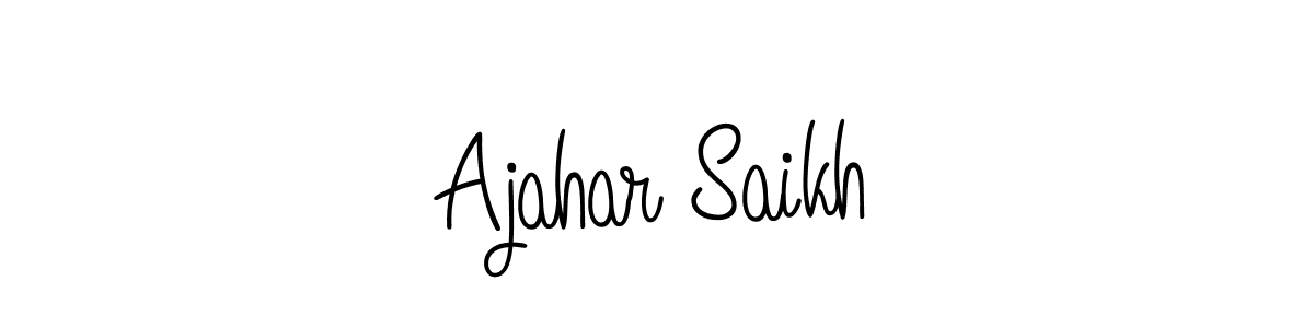 This is the best signature style for the Ajahar Saikh name. Also you like these signature font (Angelique-Rose-font-FFP). Mix name signature. Ajahar Saikh signature style 5 images and pictures png