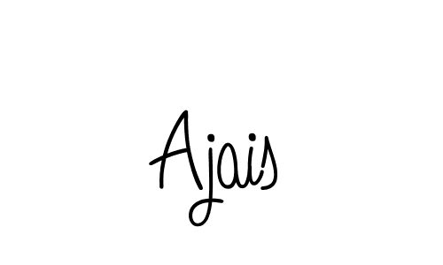 How to make Ajais signature? Angelique-Rose-font-FFP is a professional autograph style. Create handwritten signature for Ajais name. Ajais signature style 5 images and pictures png