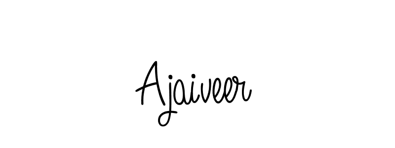 How to make Ajaiveer name signature. Use Angelique-Rose-font-FFP style for creating short signs online. This is the latest handwritten sign. Ajaiveer signature style 5 images and pictures png