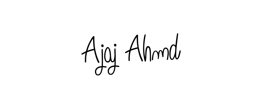 Design your own signature with our free online signature maker. With this signature software, you can create a handwritten (Angelique-Rose-font-FFP) signature for name Ajaj Ahmd. Ajaj Ahmd signature style 5 images and pictures png