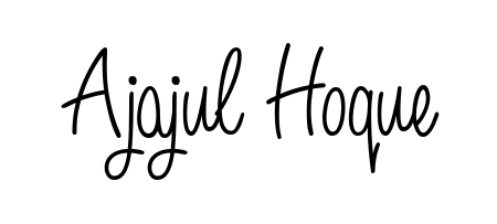 A classic penmanship look for Ajajul Hoque. The Angelique-Rose-font-FFP font brings timeless elegance and confidence to every signed document. Ajajul Hoque signature style 5 images and pictures png