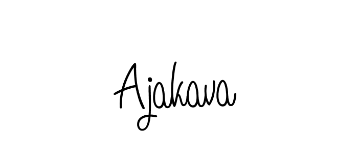 Create a beautiful signature design for name Ajakava. With this signature (Angelique-Rose-font-FFP) fonts, you can make a handwritten signature for free. Ajakava signature style 5 images and pictures png