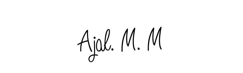 Also You can easily find your signature by using the search form. We will create Ajal. M. M name handwritten signature images for you free of cost using Angelique-Rose-font-FFP sign style. Ajal. M. M signature style 5 images and pictures png