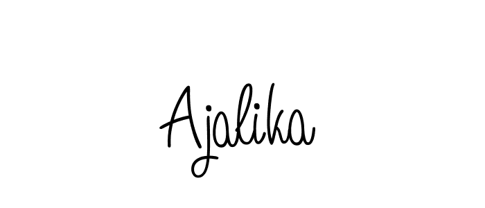 How to make Ajalika signature? Angelique-Rose-font-FFP is a professional autograph style. Create handwritten signature for Ajalika name. Ajalika signature style 5 images and pictures png