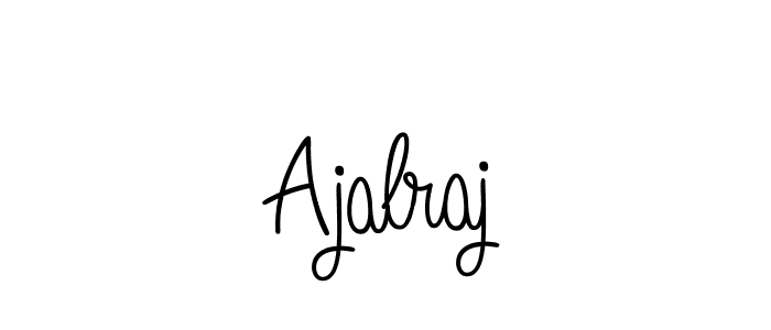 How to make Ajalraj name signature. Use Angelique-Rose-font-FFP style for creating short signs online. This is the latest handwritten sign. Ajalraj signature style 5 images and pictures png