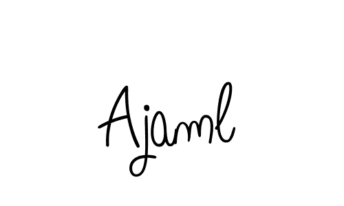 Create a beautiful signature design for name Ajaml. With this signature (Angelique-Rose-font-FFP) fonts, you can make a handwritten signature for free. Ajaml signature style 5 images and pictures png
