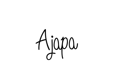 Create a beautiful signature design for name Ajapa. With this signature (Angelique-Rose-font-FFP) fonts, you can make a handwritten signature for free. Ajapa signature style 5 images and pictures png