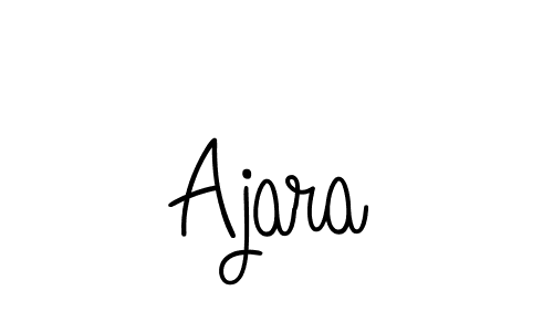 How to make Ajara name signature. Use Angelique-Rose-font-FFP style for creating short signs online. This is the latest handwritten sign. Ajara signature style 5 images and pictures png