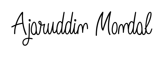 Build your personal autograph collection for name Ajaruddin Mondal with Angelique-Rose-font-FFP design. Browse, select, and save your favorites. Ajaruddin Mondal signature style 5 images and pictures png