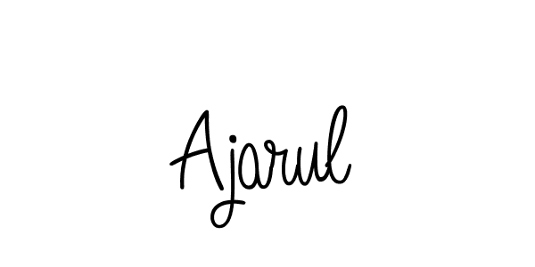 You can use this online signature creator to create a handwritten signature for the name Ajarul. This is the best online autograph maker. Ajarul signature style 5 images and pictures png