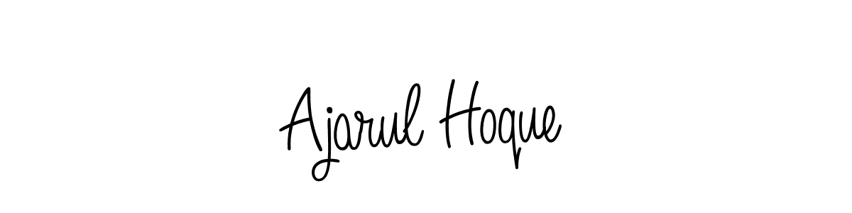 How to make Ajarul Hoque signature? Angelique-Rose-font-FFP is a professional autograph style. Create handwritten signature for Ajarul Hoque name. Ajarul Hoque signature style 5 images and pictures png