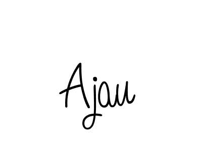 You should practise on your own different ways (Angelique-Rose-font-FFP) to write your name (Ajau) in signature. don't let someone else do it for you. Ajau signature style 5 images and pictures png