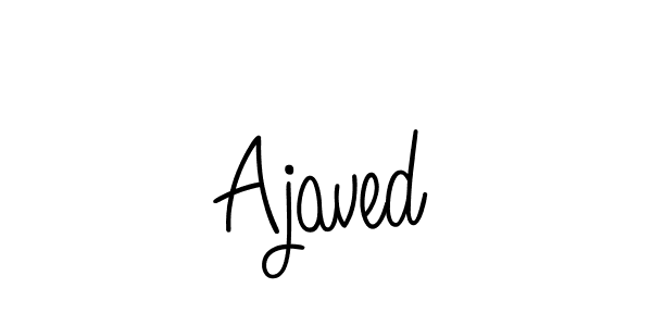 How to make Ajaved signature? Angelique-Rose-font-FFP is a professional autograph style. Create handwritten signature for Ajaved name. Ajaved signature style 5 images and pictures png