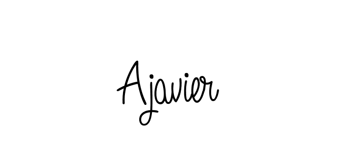 Best and Professional Signature Style for Ajavier. Angelique-Rose-font-FFP Best Signature Style Collection. Ajavier signature style 5 images and pictures png