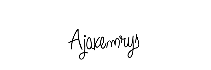 The best way (Angelique-Rose-font-FFP) to make a short signature is to pick only two or three words in your name. The name Ajaxemrys include a total of six letters. For converting this name. Ajaxemrys signature style 5 images and pictures png