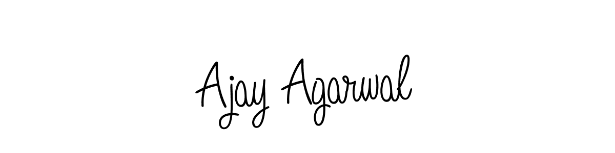 Design your own signature with our free online signature maker. With this signature software, you can create a handwritten (Angelique-Rose-font-FFP) signature for name Ajay Agarwal. Ajay Agarwal signature style 5 images and pictures png