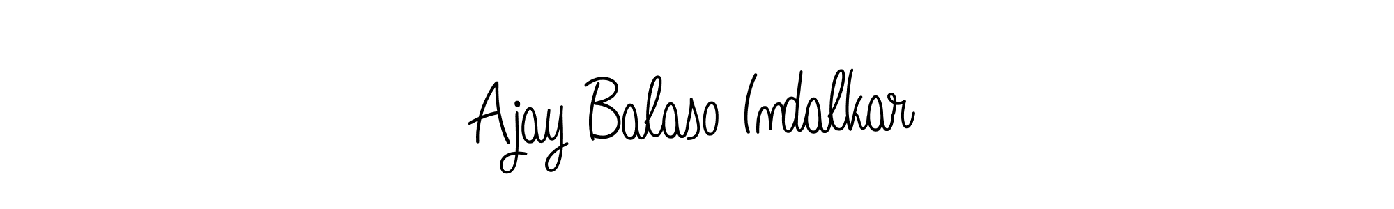 if you are searching for the best signature style for your name Ajay Balaso Indalkar. so please give up your signature search. here we have designed multiple signature styles  using Angelique-Rose-font-FFP. Ajay Balaso Indalkar signature style 5 images and pictures png