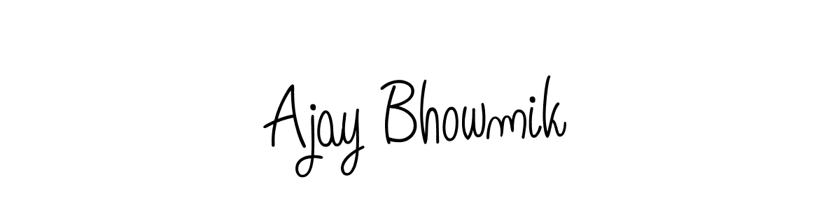 if you are searching for the best signature style for your name Ajay Bhowmik. so please give up your signature search. here we have designed multiple signature styles  using Angelique-Rose-font-FFP. Ajay Bhowmik signature style 5 images and pictures png