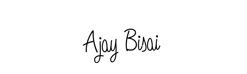 Ajay Bisai stylish signature style. Best Handwritten Sign (Angelique-Rose-font-FFP) for my name. Handwritten Signature Collection Ideas for my name Ajay Bisai. Ajay Bisai signature style 5 images and pictures png