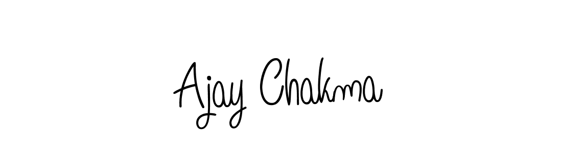 Make a beautiful signature design for name Ajay Chakma. With this signature (Angelique-Rose-font-FFP) style, you can create a handwritten signature for free. Ajay Chakma signature style 5 images and pictures png