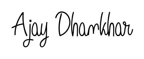 Make a beautiful signature design for name Ajay Dhankhar. Use this online signature maker to create a handwritten signature for free. Ajay Dhankhar signature style 5 images and pictures png