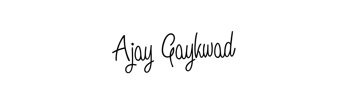 Create a beautiful signature design for name Ajay Gaykwad. With this signature (Angelique-Rose-font-FFP) fonts, you can make a handwritten signature for free. Ajay Gaykwad signature style 5 images and pictures png