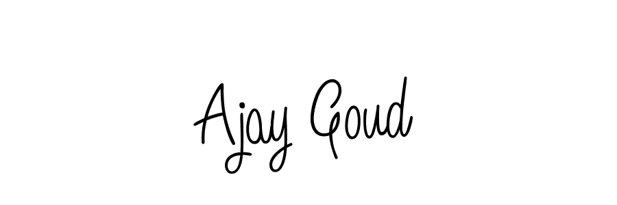 How to make Ajay Goud signature? Angelique-Rose-font-FFP is a professional autograph style. Create handwritten signature for Ajay Goud name. Ajay Goud signature style 5 images and pictures png