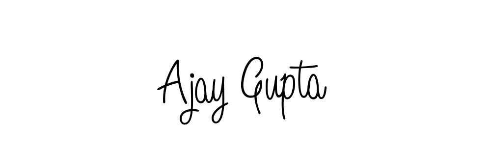 How to make Ajay Gupta name signature. Use Angelique-Rose-font-FFP style for creating short signs online. This is the latest handwritten sign. Ajay Gupta signature style 5 images and pictures png