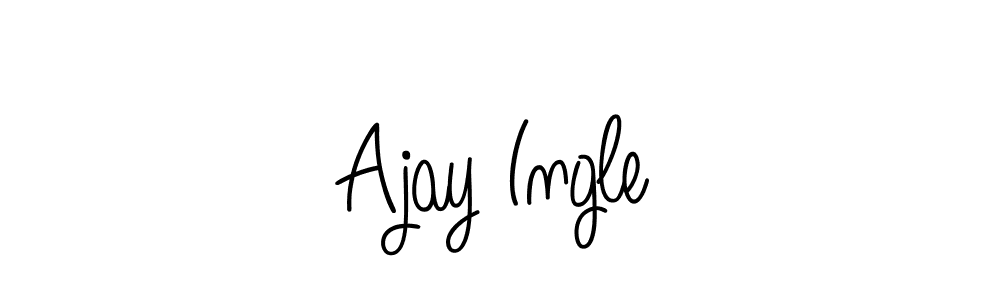 Create a beautiful signature design for name Ajay Ingle. With this signature (Angelique-Rose-font-FFP) fonts, you can make a handwritten signature for free. Ajay Ingle signature style 5 images and pictures png