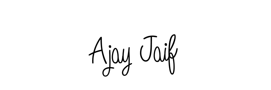 Design your own signature with our free online signature maker. With this signature software, you can create a handwritten (Angelique-Rose-font-FFP) signature for name Ajay Jaif. Ajay Jaif signature style 5 images and pictures png