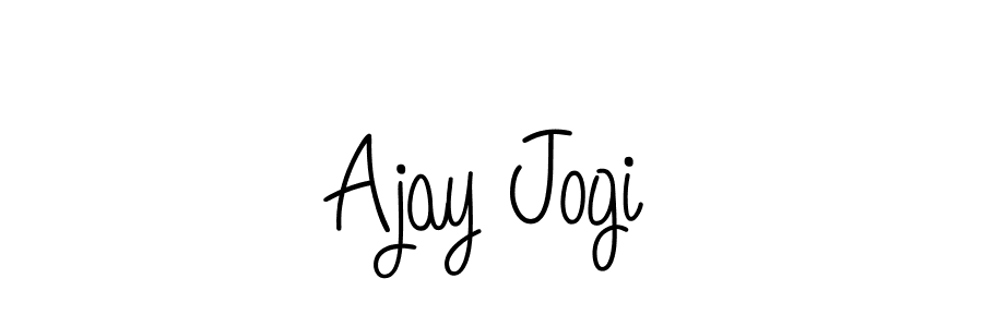 Ajay Jogi stylish signature style. Best Handwritten Sign (Angelique-Rose-font-FFP) for my name. Handwritten Signature Collection Ideas for my name Ajay Jogi. Ajay Jogi signature style 5 images and pictures png
