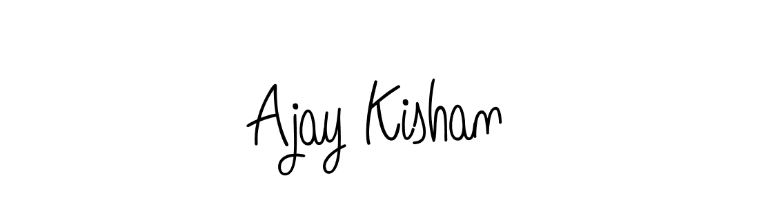 How to Draw Ajay Kishan signature style? Angelique-Rose-font-FFP is a latest design signature styles for name Ajay Kishan. Ajay Kishan signature style 5 images and pictures png