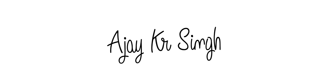 Angelique-Rose-font-FFP is a professional signature style that is perfect for those who want to add a touch of class to their signature. It is also a great choice for those who want to make their signature more unique. Get Ajay Kr Singh name to fancy signature for free. Ajay Kr Singh signature style 5 images and pictures png
