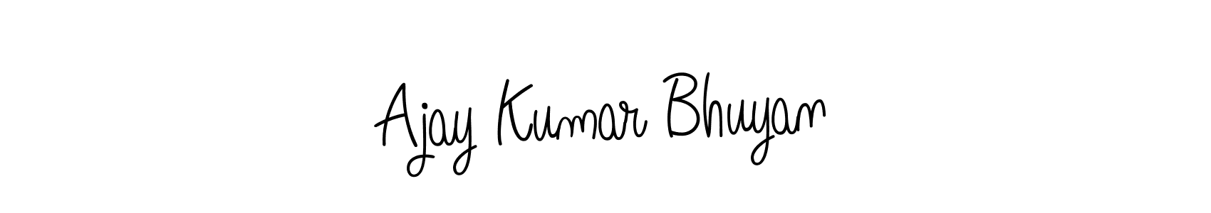 You can use this online signature creator to create a handwritten signature for the name Ajay Kumar Bhuyan. This is the best online autograph maker. Ajay Kumar Bhuyan signature style 5 images and pictures png