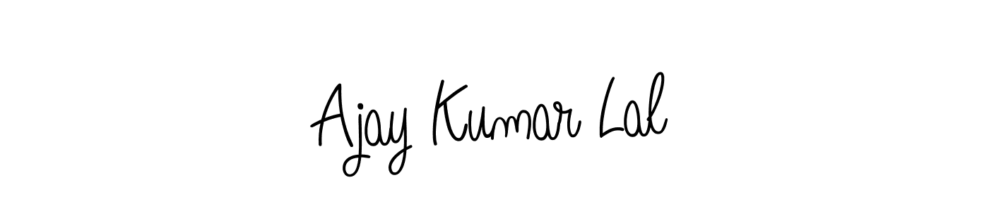 Design your own signature with our free online signature maker. With this signature software, you can create a handwritten (Angelique-Rose-font-FFP) signature for name Ajay Kumar Lal. Ajay Kumar Lal signature style 5 images and pictures png