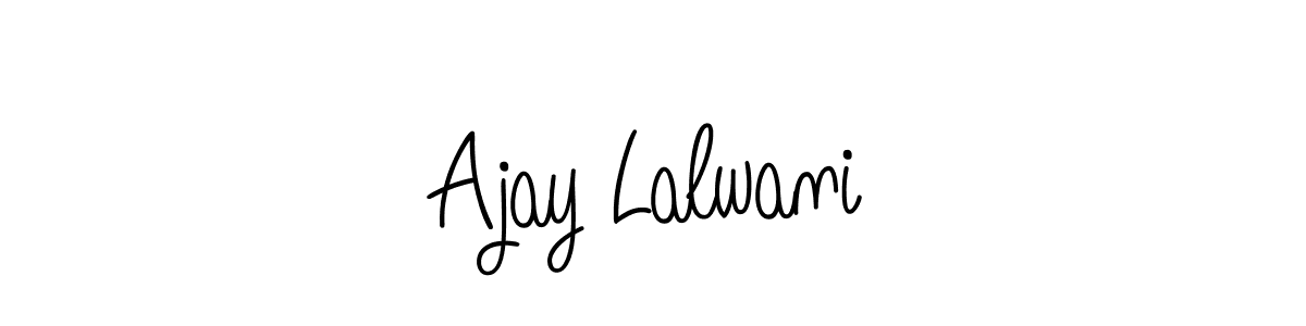 This is the best signature style for the Ajay Lalwani name. Also you like these signature font (Angelique-Rose-font-FFP). Mix name signature. Ajay Lalwani signature style 5 images and pictures png