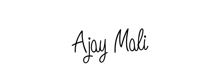 Ajay Mali stylish signature style. Best Handwritten Sign (Angelique-Rose-font-FFP) for my name. Handwritten Signature Collection Ideas for my name Ajay Mali. Ajay Mali signature style 5 images and pictures png