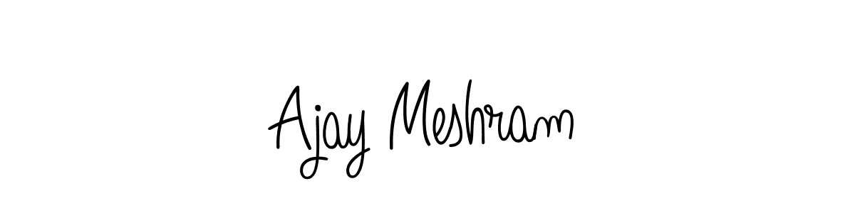 You can use this online signature creator to create a handwritten signature for the name Ajay Meshram. This is the best online autograph maker. Ajay Meshram signature style 5 images and pictures png
