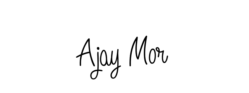 How to make Ajay Mor signature? Angelique-Rose-font-FFP is a professional autograph style. Create handwritten signature for Ajay Mor name. Ajay Mor signature style 5 images and pictures png