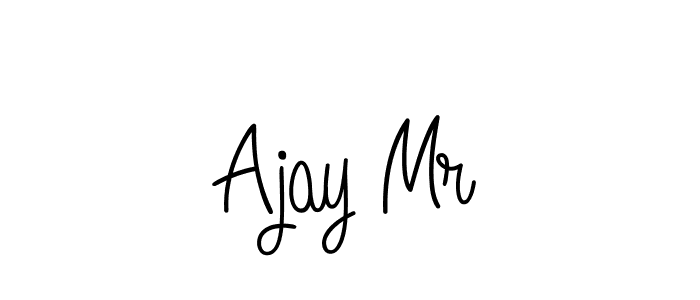 How to make Ajay Mr signature? Angelique-Rose-font-FFP is a professional autograph style. Create handwritten signature for Ajay Mr name. Ajay Mr signature style 5 images and pictures png