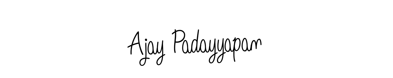 How to make Ajay Padayyapan name signature. Use Angelique-Rose-font-FFP style for creating short signs online. This is the latest handwritten sign. Ajay Padayyapan signature style 5 images and pictures png