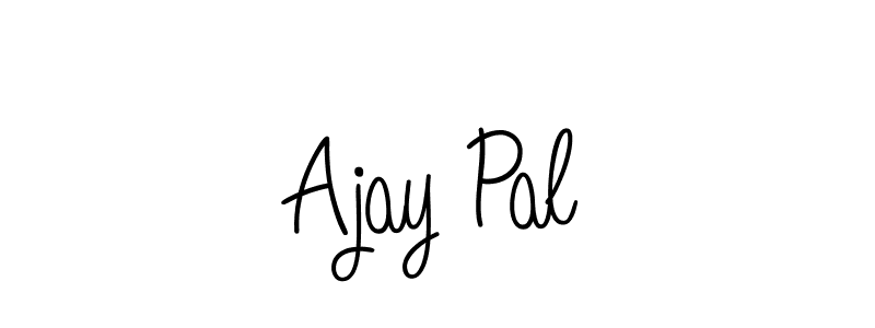 Make a beautiful signature design for name Ajay Pal. With this signature (Angelique-Rose-font-FFP) style, you can create a handwritten signature for free. Ajay Pal signature style 5 images and pictures png