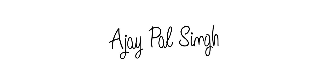 You should practise on your own different ways (Angelique-Rose-font-FFP) to write your name (Ajay Pal Singh) in signature. don't let someone else do it for you. Ajay Pal Singh signature style 5 images and pictures png