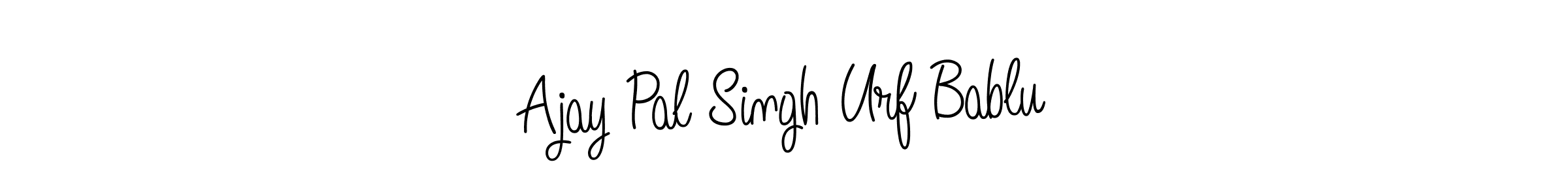 You can use this online signature creator to create a handwritten signature for the name Ajay Pal Singh Urf Bablu. This is the best online autograph maker. Ajay Pal Singh Urf Bablu signature style 5 images and pictures png