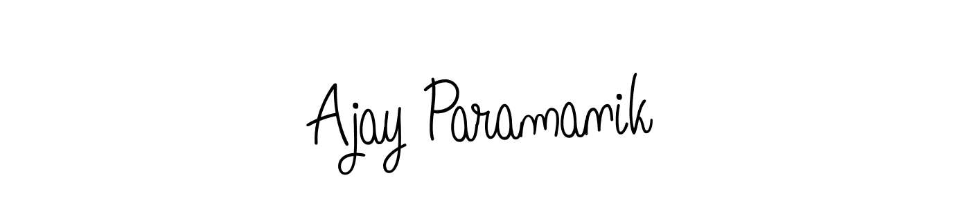 How to make Ajay Paramanik signature? Angelique-Rose-font-FFP is a professional autograph style. Create handwritten signature for Ajay Paramanik name. Ajay Paramanik signature style 5 images and pictures png