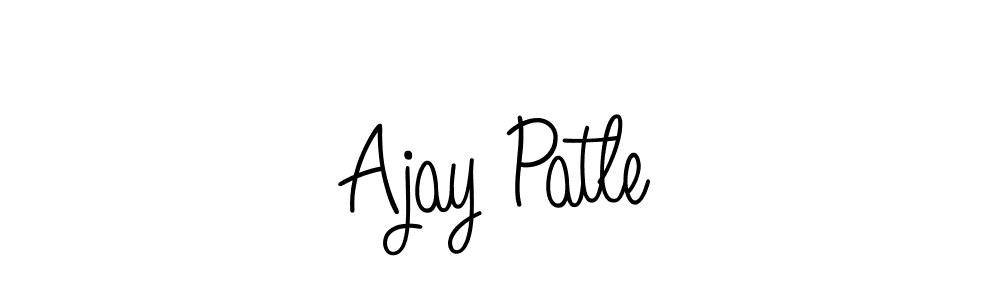 Design your own signature with our free online signature maker. With this signature software, you can create a handwritten (Angelique-Rose-font-FFP) signature for name Ajay Patle. Ajay Patle signature style 5 images and pictures png