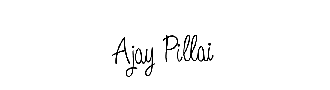 It looks lik you need a new signature style for name Ajay Pillai. Design unique handwritten (Angelique-Rose-font-FFP) signature with our free signature maker in just a few clicks. Ajay Pillai signature style 5 images and pictures png