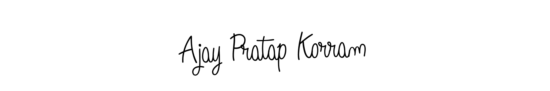 Also we have Ajay Pratap Korram name is the best signature style. Create professional handwritten signature collection using Angelique-Rose-font-FFP autograph style. Ajay Pratap Korram signature style 5 images and pictures png